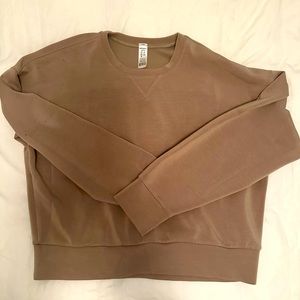 Spanx AirEssentials Sweatshirt and Cropped Tapered Pants